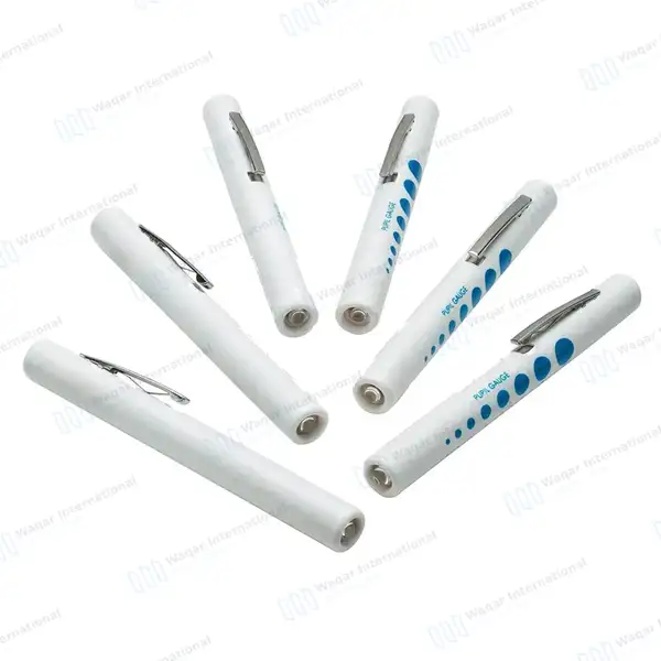 60 Disposable Penlight Set – White - surgical instruments manufactured by Waqar International, Sialkot - view 2