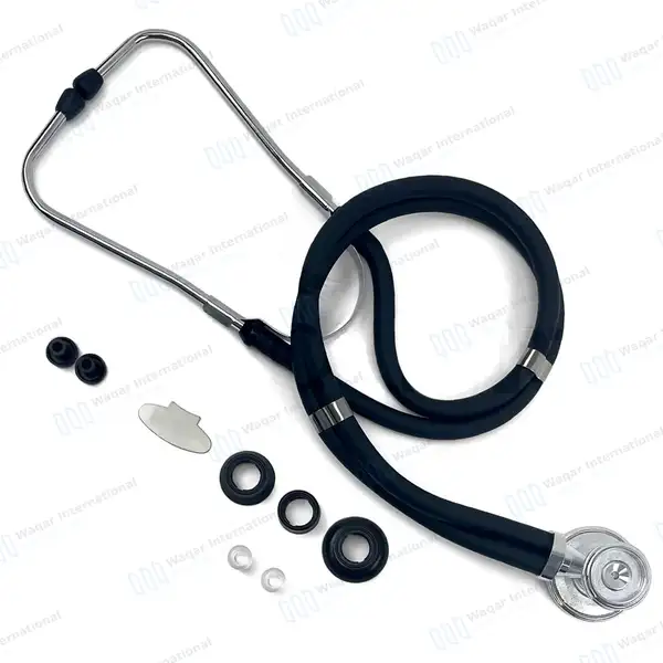 9 Pcs Medical Diagnostic Nurse Kit with FREE Penlight – Black - surgical instruments manufactured by Waqar International, Sialkot - view 3
