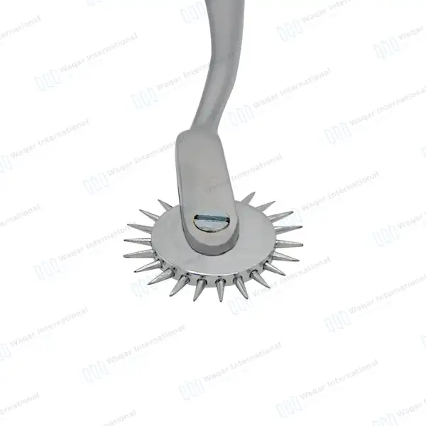 Wartenberg Neurological Pinwheel 1 Head 7″ Blue Color Handle - surgical instruments manufactured by Waqar International, Sialkot - view 3