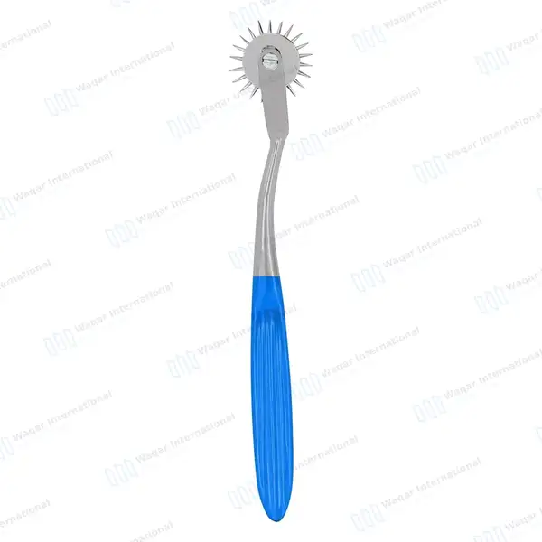 Wartenberg Neurological Pinwheel 1 Head 7″ Blue Color Handle - surgical instruments manufactured by Waqar International, Sialkot - view 10