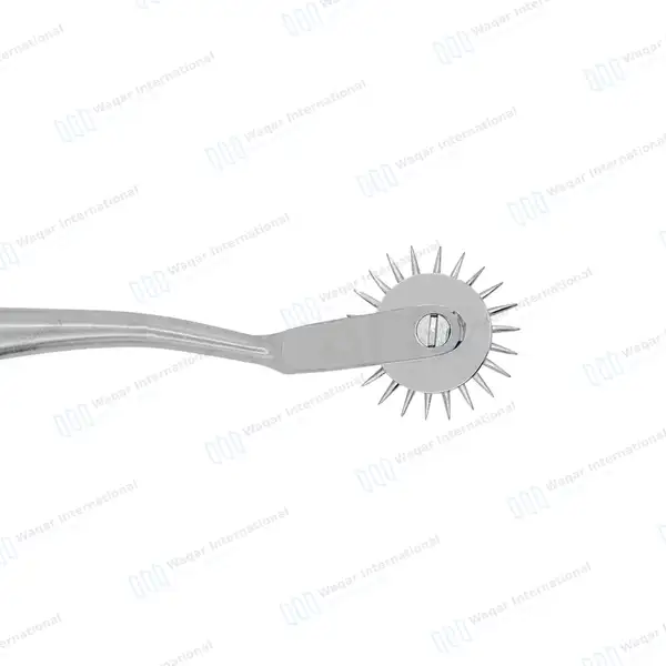 5 Wartenberg Neurological Pinwheel 7″ Black Color Handle - surgical instruments manufactured by Waqar International, Sialkot - view 6