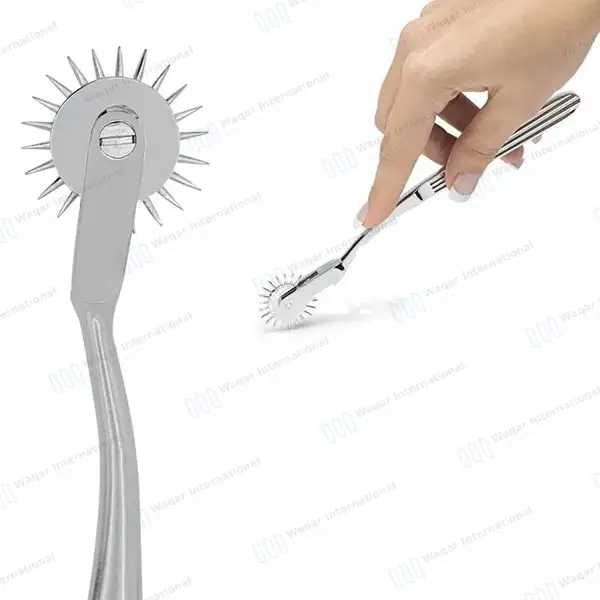 10 Wartenberg Neurological Pinwheel 7″ Black Color Handle - surgical instruments manufactured by Waqar International, Sialkot - view 10