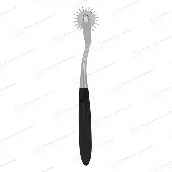 100 Wartenberg Neurological Pinwheel 7″ Black Color Handle - surgical instruments manufactured by Waqar International, Sialkot - view 9