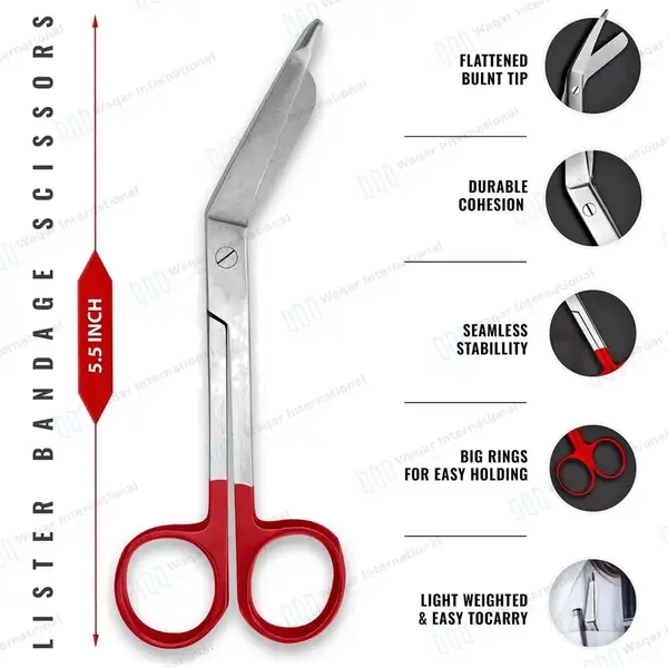 8 Pcs Medical Diagnostic Kit – Red - surgical instruments manufactured by Waqar International, Sialkot - view 4