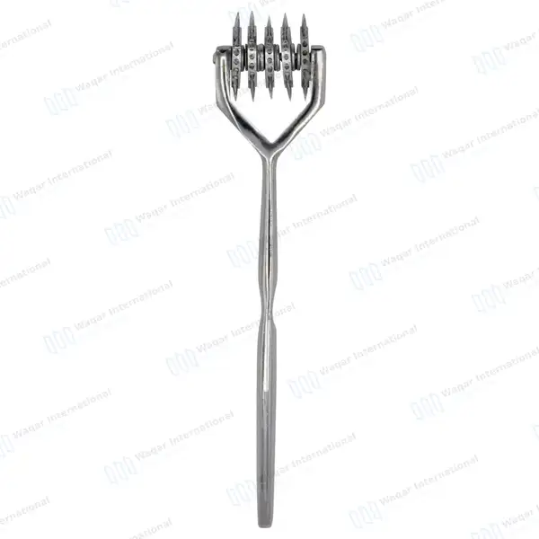 Wartenberg Neuro Pinwheel 5 Head 6.5″ Diagnostic Instrument - surgical instruments manufactured by Waqar International, Sialkot - view 5