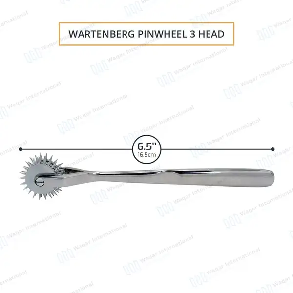 2 Wartenberg Neuro Pinwheel Set 1 & 3 Head Diagnostic Instrument - surgical instruments manufactured by Waqar International, Sialkot - view 5