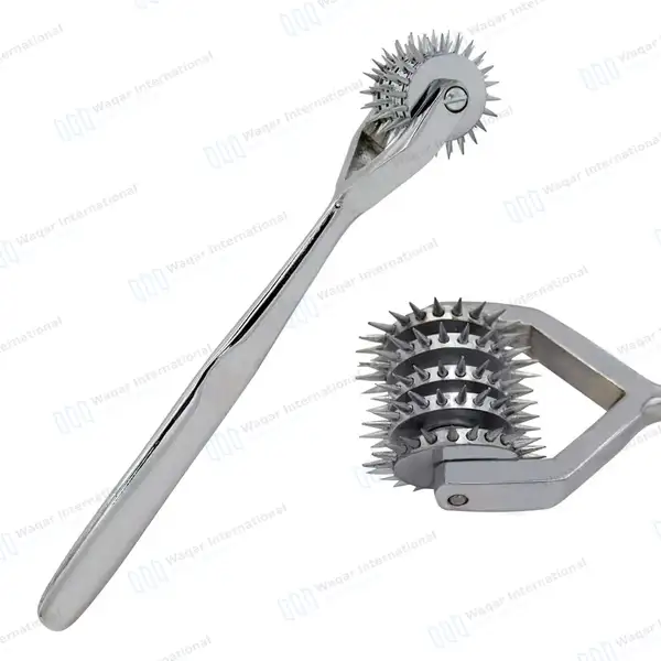3 Wartenberg Neurological Pin Wheel Set 1, 3 & 5 Head Diagnostic Instrument - surgical instruments manufactured by Waqar International, Sialkot - view 5