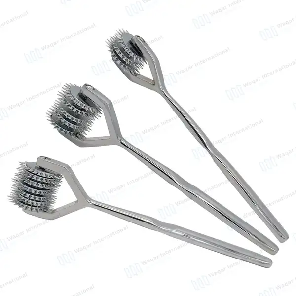 3 Wartenberg Neurological Pin Wheel Set 3, 5 & 7 Head - surgical instruments manufactured by Waqar International, Sialkot - view 2