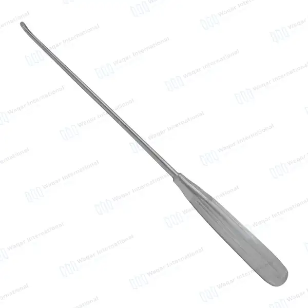 Sims Uterine Curette 11″ (27.9cm) Sharp Blade Size #6 - surgical instruments manufactured by Waqar International, Sialkot - view 7