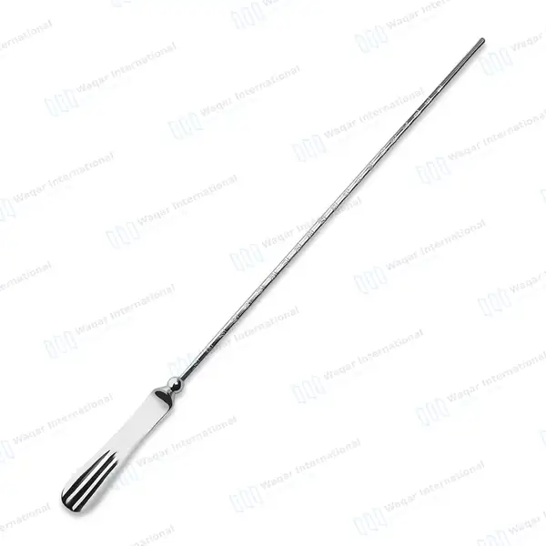 Sims Uterine Sound Straight 13″ Graduated in CM, Malleable - surgical instruments manufactured by Waqar International, Sialkot - view 4