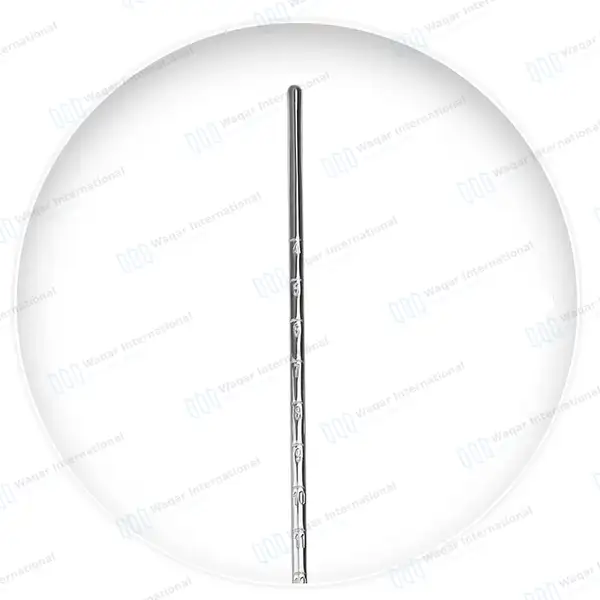 2 Sims Uterine Sound 13″ Straight & Curved Malleable Shank - surgical instruments manufactured by Waqar International, Sialkot - view 2
