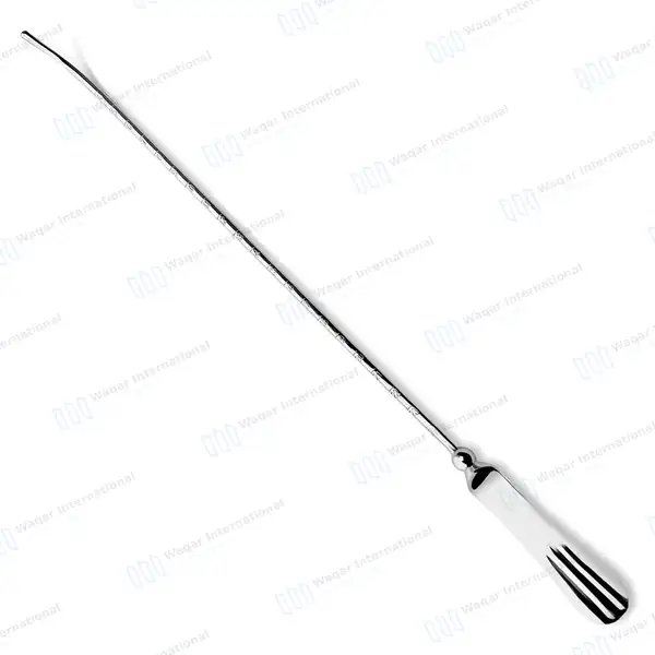 3 Sims Uterine Sound Curved 13″ Graduated in CM, Malleable - surgical instruments manufactured by Waqar International, Sialkot - view 2