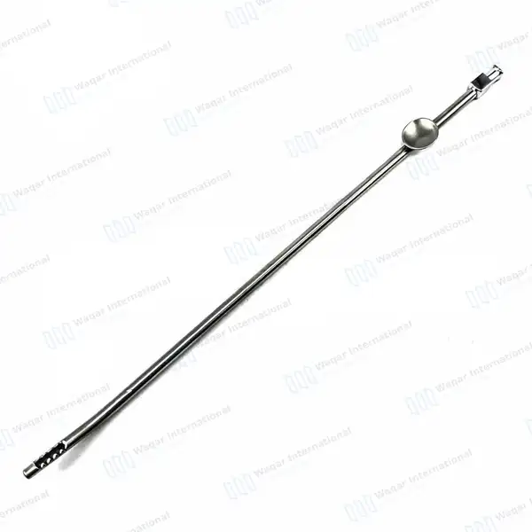 Novak Endometrial Suction Biopsy Curette 4mm 9 3/4″ with Luer Hub - surgical instruments manufactured by Waqar International, Sialkot - view 5