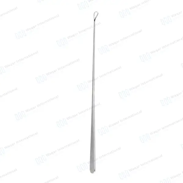 Heaney Uterine Biopsy Curette 9″ Serrated Loop - surgical instruments manufactured by Waqar International, Sialkot - view 5