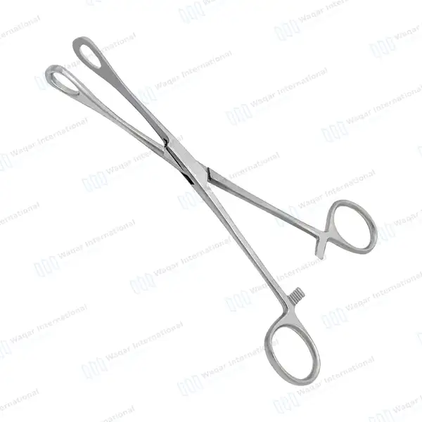 Foerster Sponge Forceps 7″ Straight Smooth Jaws - surgical instruments manufactured by Waqar International, Sialkot - view 2