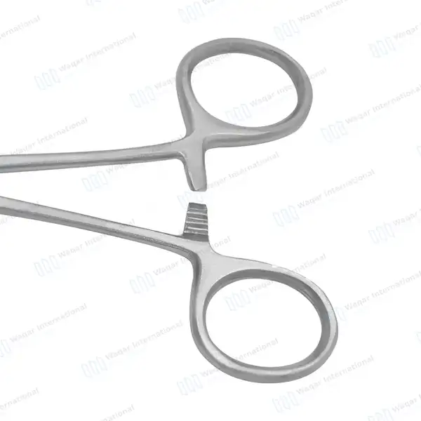 Foerster Sponge Forceps 7″ Straight Serrated Jaws - surgical instruments manufactured by Waqar International, Sialkot - view 6