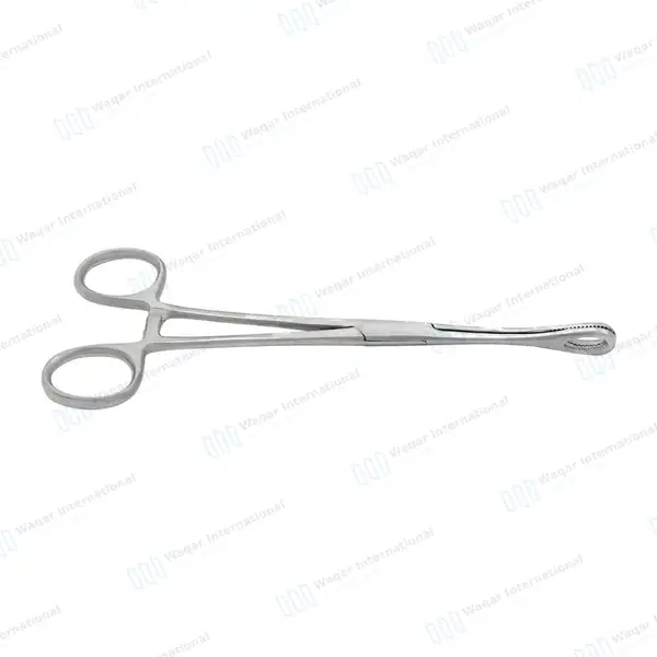 Foerster Sponge Forceps 7″ Straight Serrated Jaws - surgical instruments manufactured by Waqar International, Sialkot - view 7