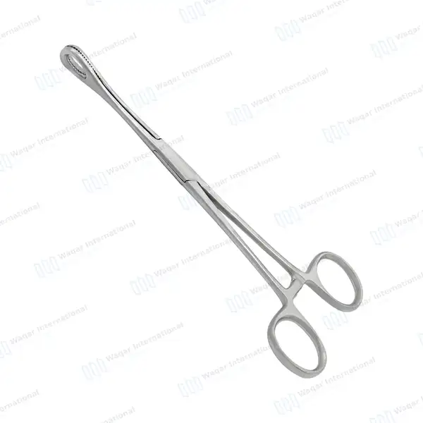 Foerster Sponge Forceps 7″ Straight Serrated Jaws - surgical instruments manufactured by Waqar International, Sialkot - view 9