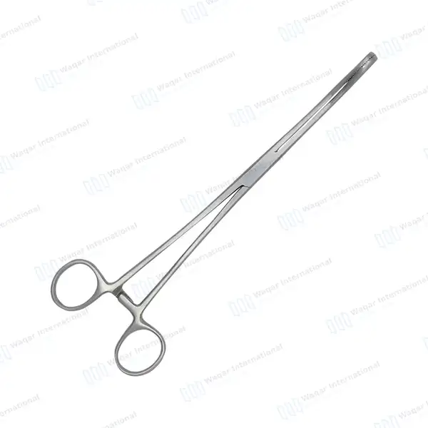 Foerster Sponge Forceps 7″ Curved Serrated Jaws - surgical instruments manufactured by Waqar International, Sialkot - view 8