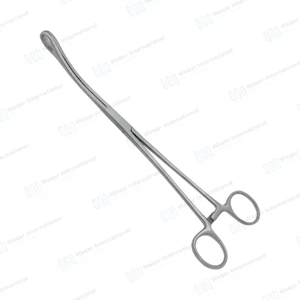 Foerster Sponge Forceps 7″ Curved Smooth Jaws - surgical instruments manufactured by Waqar International, Sialkot - view 5