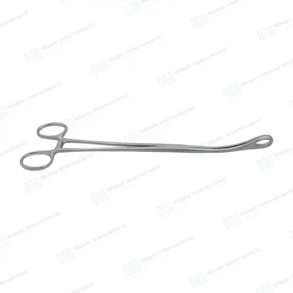 Foerster Sponge Forceps 7″ Curved Smooth Jaws - surgical instruments manufactured by Waqar International, Sialkot - view 8
