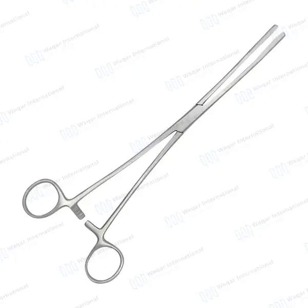 Foerster Sponge Forceps 7″ Curved Smooth Jaws - surgical instruments manufactured by Waqar International, Sialkot - view 9