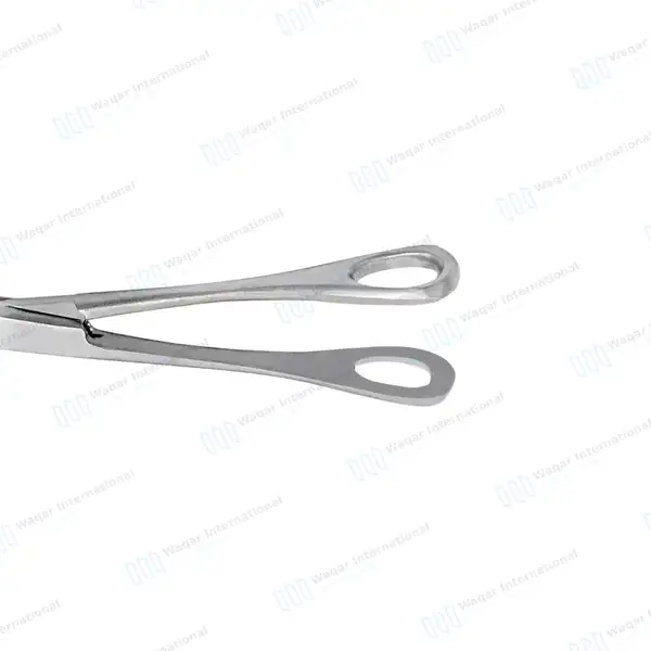 Foerster Sponge Holding Forceps 9.5″ Straight Smooth Jaws - surgical instruments manufactured by Waqar International, Sialkot - view 5