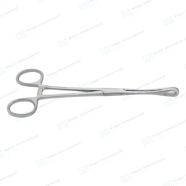 Foerster Sponge Holding Forceps 9.5″ Straight Smooth Jaws - surgical instruments manufactured by Waqar International, Sialkot - view 7