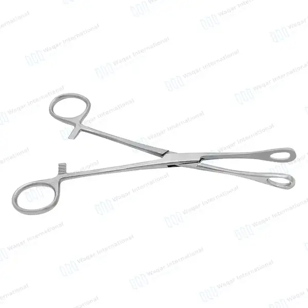 Foerster Sponge Holding Forceps 9.5″ Straight Smooth Jaws - surgical instruments manufactured by Waqar International, Sialkot - view 8