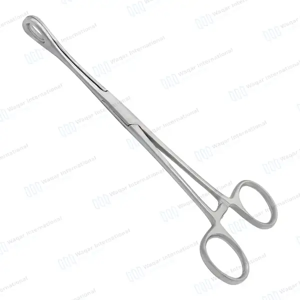 Foerster Sponge Holding Forceps 9.5″ Straight Smooth Jaws - surgical instruments manufactured by Waqar International, Sialkot - view 9
