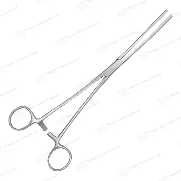 Foerster Sponge Holding Forceps 9.5″ Curved Smooth Jaws - surgical instruments manufactured by Waqar International, Sialkot - view 8