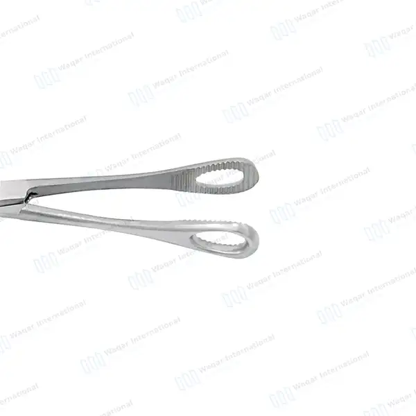 Body Piercing Sponge Forceps 7″ Non Slotted Straight Serrated - body piercing instruments manufactured by Waqar International, Sialkot - view 5