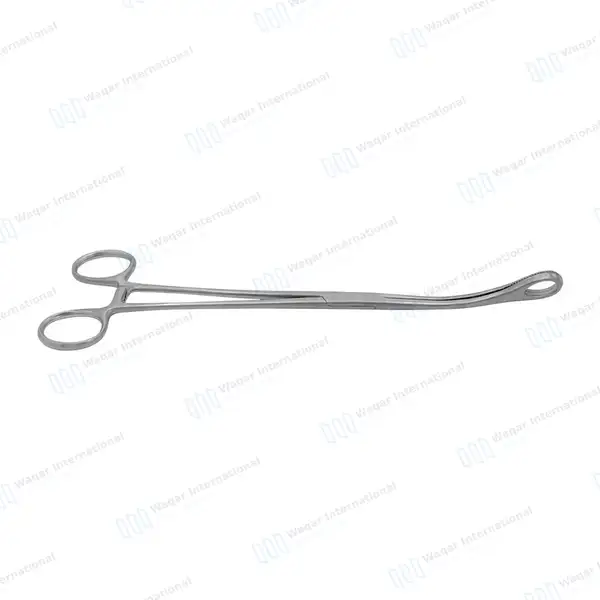 Body Piercing Sponge Forceps 7″ Non Slotted Curved Serrated - body piercing instruments manufactured by Waqar International, Sialkot - view 7