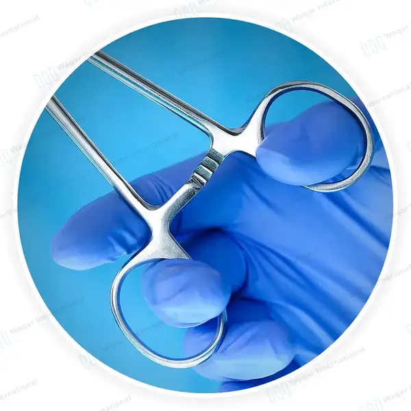 2 Schroeder Braun Uterine Tenaculum Forceps 9.5″ Straight - surgical instruments manufactured by Waqar International, Sialkot - view 3