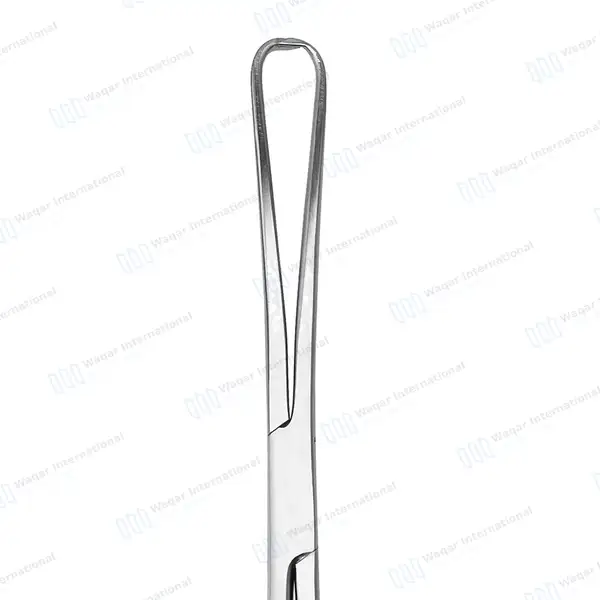 2 Duplay Uterine Tenaculum Forceps 10″ (25cm) Double Curved - surgical instruments manufactured by Waqar International, Sialkot - view 3