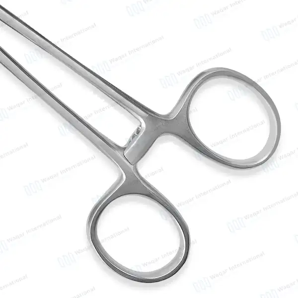 2 Duplay Uterine Tenaculum Forceps 10″ (25cm) Double Curved - surgical instruments manufactured by Waqar International, Sialkot - view 5