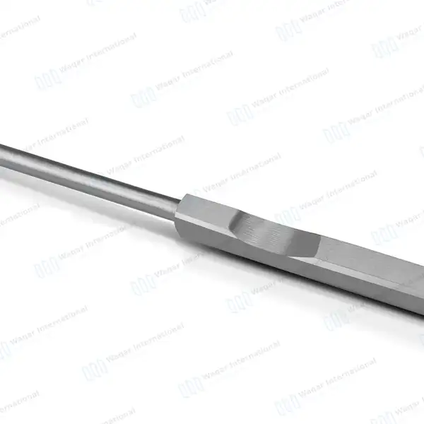 Kevorkian-Younge Biopsy Curette 12″ Loop 3X12mm with Basket Half Gold Handle - surgical instruments manufactured by Waqar International, Sialkot - view 5