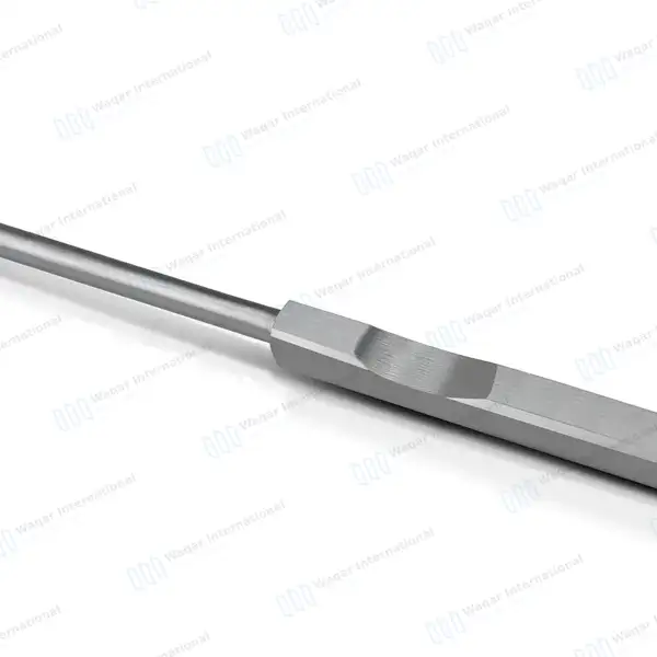 Kevorkian-Younge Biopsy Curette 12″ Loop 3X12mm Without Basket Half Gold Handle - surgical instruments manufactured by Waqar International, Sialkot - view 5