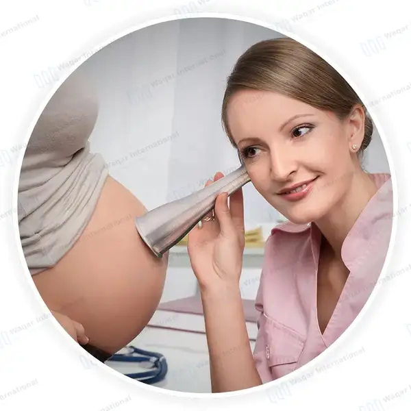 Pinard Fetal Stethoscope 13.5cm Aluminium OB/GYN Instruments - surgical instruments manufactured by Waqar International, Sialkot - view 6