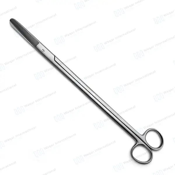 Sims Uterine Scissor 8″ Straight Blunt/Blunt - surgical instruments manufactured by Waqar International, Sialkot - view 2