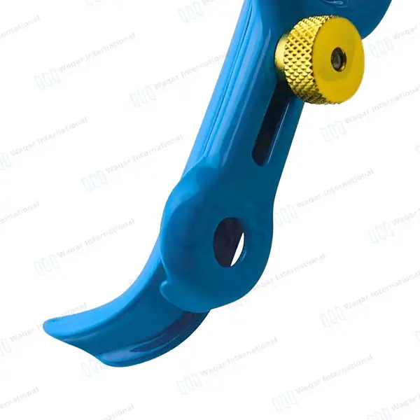 3 Blue Coated LLETZ LEEP Pederson Vaginal Speculum Medium - surgical instruments manufactured by Waqar International, Sialkot - view 6