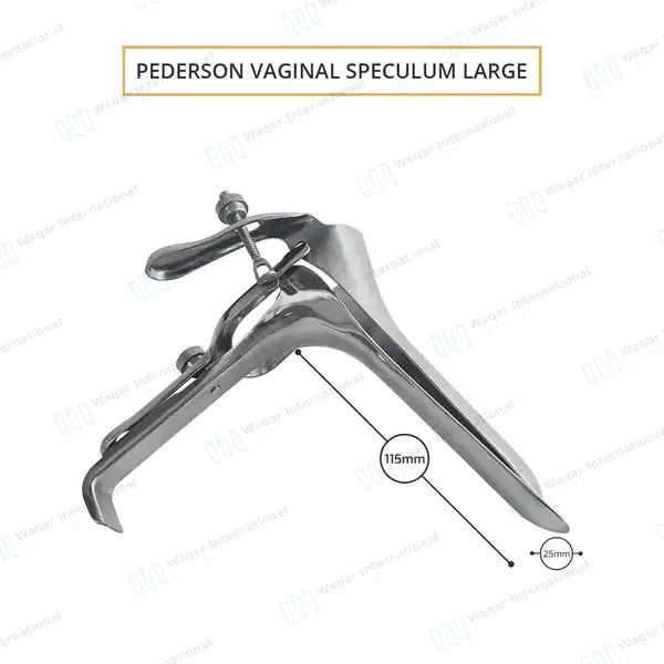 20 Pcs Pederson Vaginal Speculum Set – Large - surgical instruments manufactured by Waqar International, Sialkot - view 3