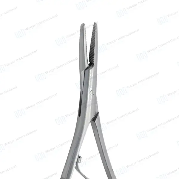 6 Elastic Placing Mathieu Pliers 5.5″ (14cm) - surgical instruments manufactured by Waqar International, Sialkot - view 5