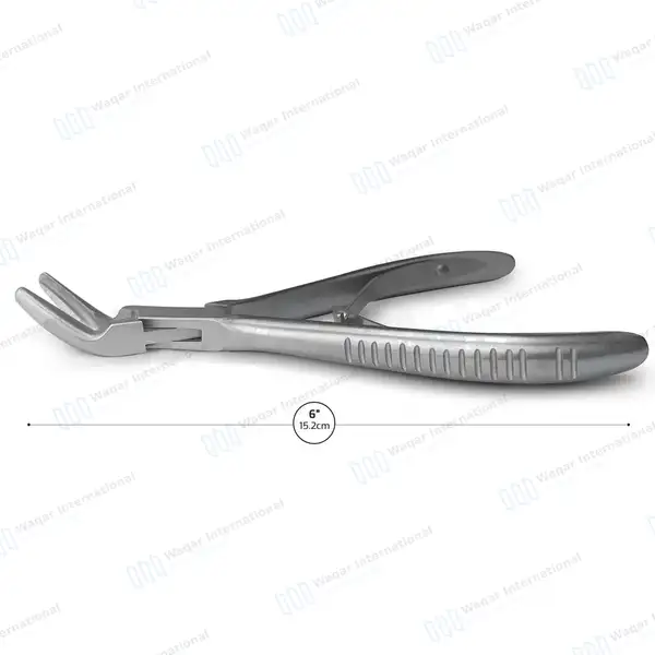 Blumenthal Bone Rongeurs 45 Degree 6″ (15.2cm) - dental instruments manufactured by Waqar International, Sialkot - view 3