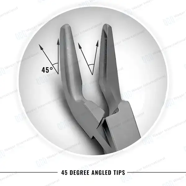 3 Blumenthal Rongeurs 45 Degree 6″ (15.2cm) - dental instruments manufactured by Waqar International, Sialkot - view 5