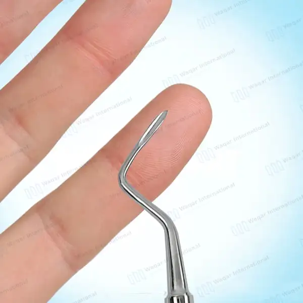 3 Root Tip Pick Elevators Set #78 #79 & #80 - dental instruments manufactured by Waqar International, Sialkot - view 3