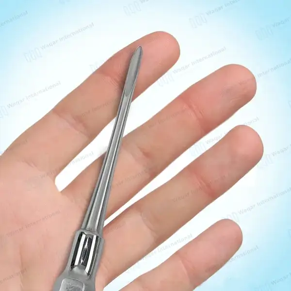 3 Root Tip Pick Elevators Set #78 #79 & #80 - dental instruments manufactured by Waqar International, Sialkot - view 4
