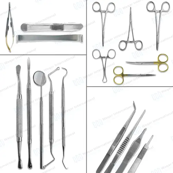 65 Pcs Oral Dental Extraction Surgery Instruments Set - surgical instruments manufactured by Waqar International, Sialkot - view 2