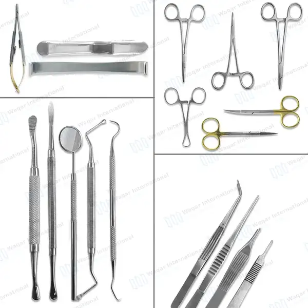 49 Pcs Oral Dental Extraction Surgery Set with FREE 16 Scalpel Blades - surgical instruments manufactured by Waqar International, Sialkot - view 3