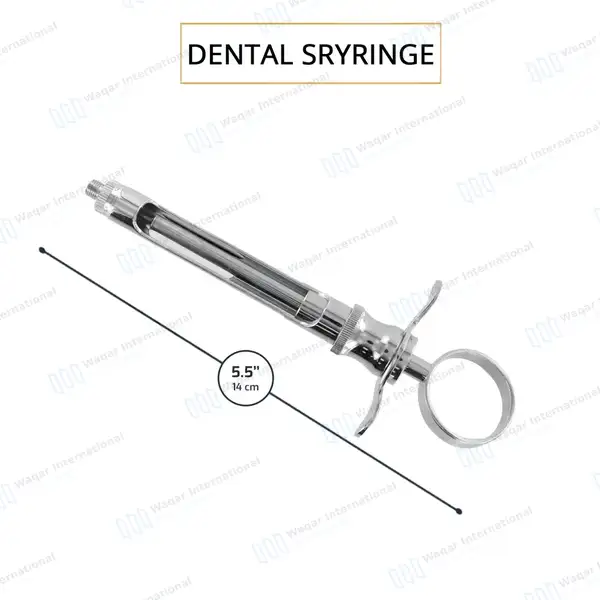 12 Pcs Self-Aspirating Dental Anesthetic Syringe Set CW Type 1.8CC - surgical instruments manufactured by Waqar International, Sialkot - view 3